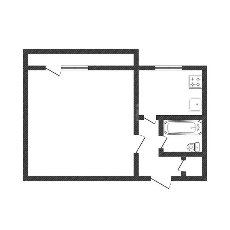1-комнатная квартира: Бийск, Ударная улица, 88/3 (38.2 м) - Фото 2