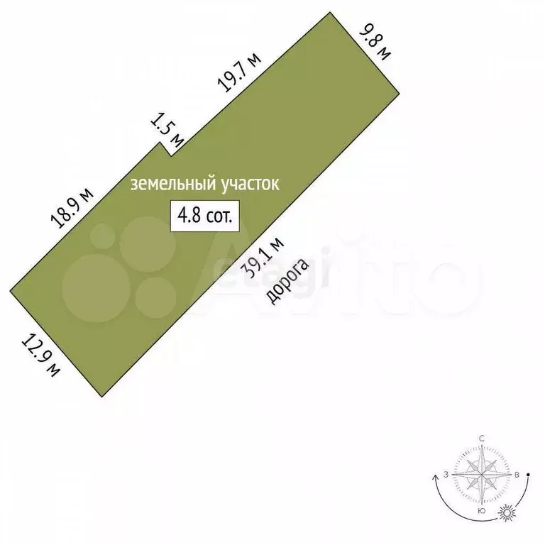 Дача 30 м на участке 4,8 сот. - Фото 0