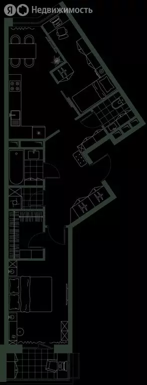 2-комнатная квартира: деревня Лобаново, ЖК Павлово 3 (55 м) - Фото 1