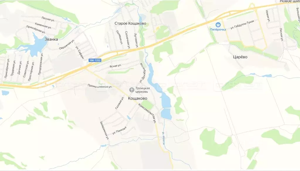 Участок в Татарстан, Пестречинский район, Кощаковское с/пос, д. Старое ... - Фото 2