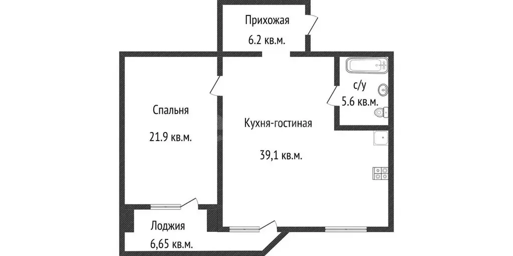 2-комнатная квартира: Краснодар, Ипподромная улица, 53/1 (72.8 м) - Фото 0