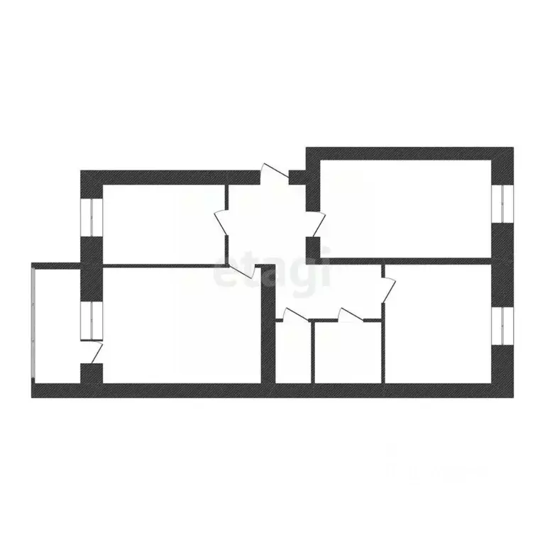 3-к кв. Белгородская область, Белгород ул. Губкина, 47а (61.4 м) - Фото 1