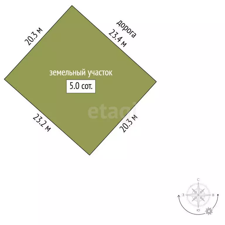 Участок в Мысовское сельское поселение, СНТ Лесовод, 9 (5.04 м) - Фото 1