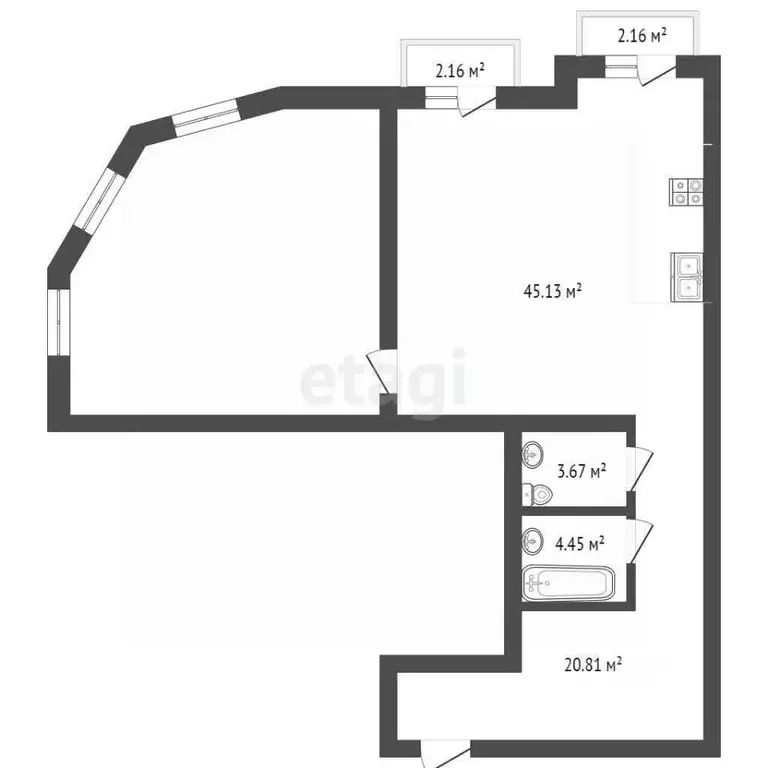 3-к кв. Вологодская область, Вологда наб. 6-й Армии, 67 (112.1 м) - Фото 2