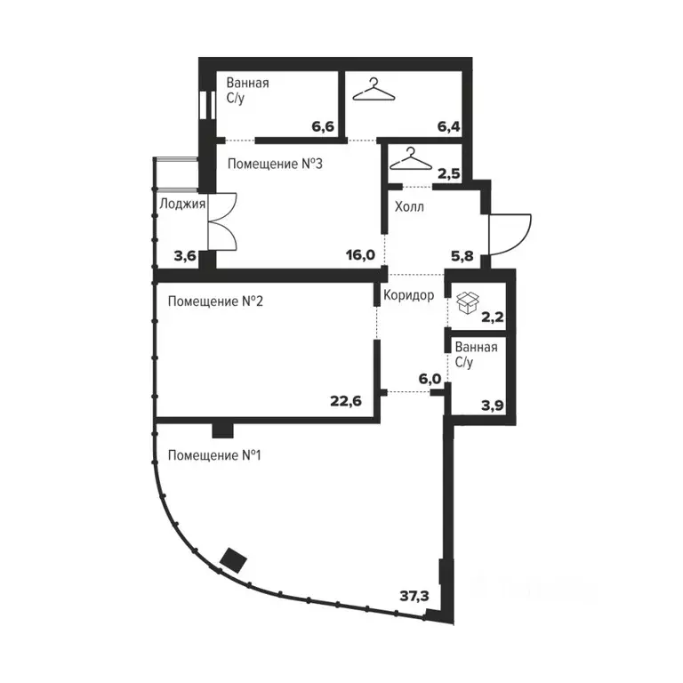 2-к кв. Челябинская область, Челябинск ул. Труда, 157А (109.3 м) - Фото 0