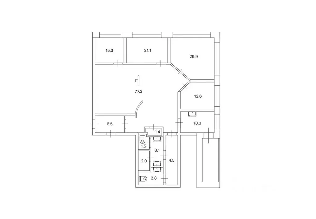 Офис в Ростовская область, Ростов-на-Дону Кировский просп., 40а (187 ... - Фото 1