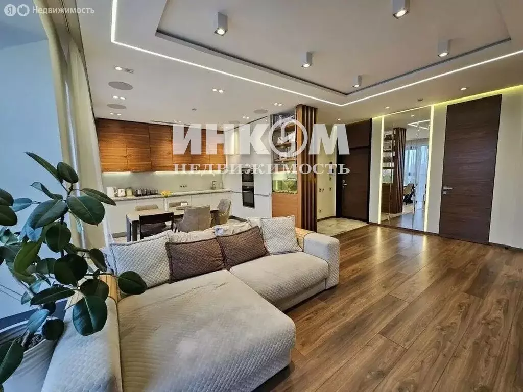 2-комнатная квартира: Москва, улица Саморы Машела, 2А (90.3 м) - Фото 1