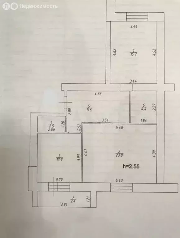 2-комнатная квартира: Казань, улица Галимджана Баруди, 18А (73 м) - Фото 1