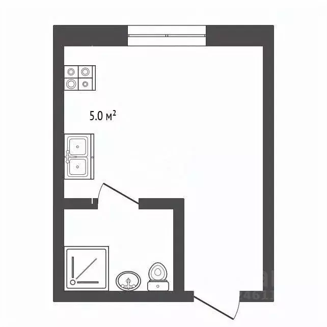 Студия Краснодарский край, Анапа Пионерский просп., 70Г (25.0 м) - Фото 2