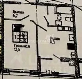 1-к кв. Ставропольский край, Ставрополь ул. Тухачевского, 33к2 (35.0 ... - Фото 1