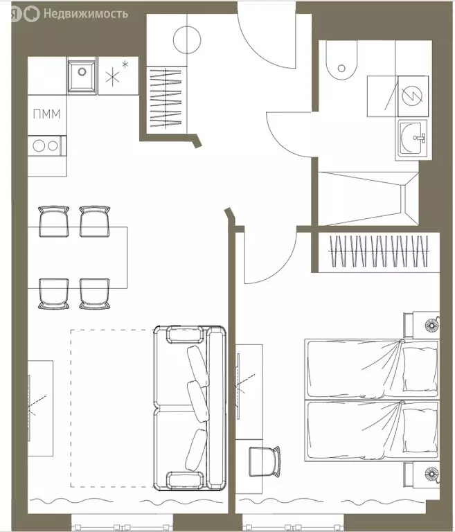 Помещение свободного назначения (41.5 м) - Фото 1