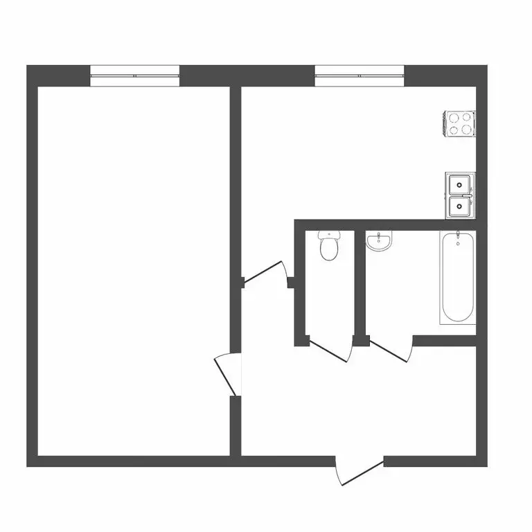 1-комнатная квартира: Тюмень, Мельзаводская улица, 54 (30 м) - Фото 1