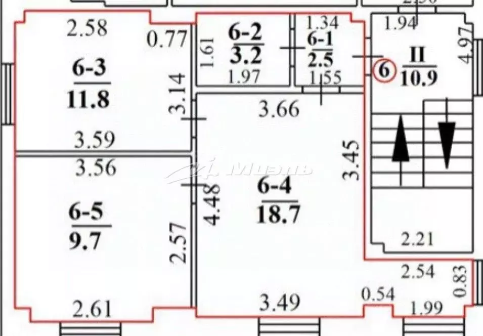 2-к кв. Крым, Ялта ул. Достоевского, 18Д (45.9 м) - Фото 2