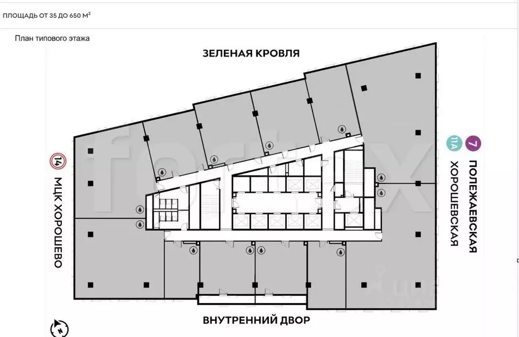 Офис в Москва Хорошевское ш., 39 (168 м) - Фото 1