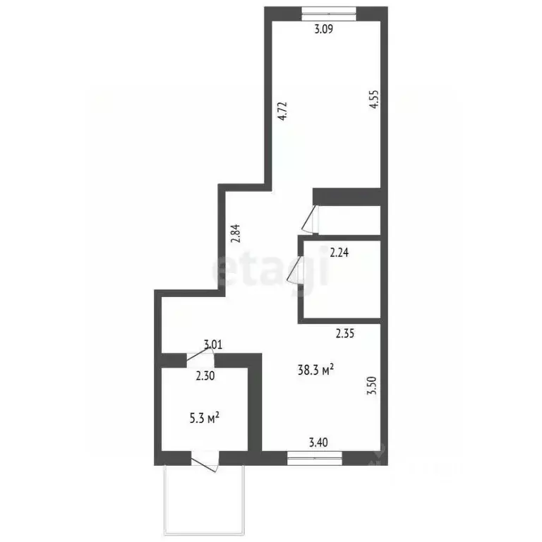 Помещение свободного назначения в Москва Долгопрудная аллея, 14к4 (50 ... - Фото 2