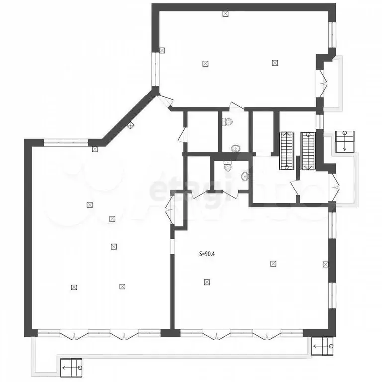 Продам помещение свободного назначения, 90.4 м - Фото 0