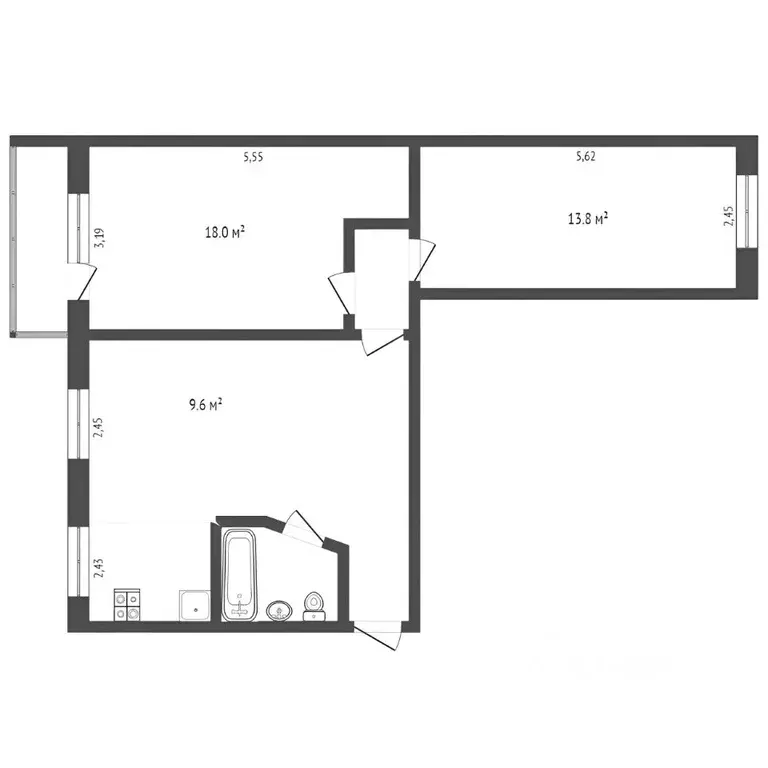3-к кв. Пермский край, Лысьва ул. Ломоносова, 28 (58.9 м) - Фото 2