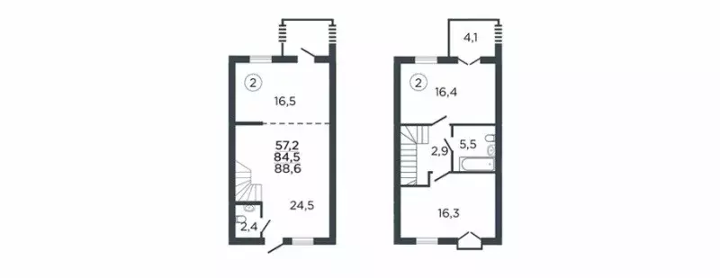 Продаётся 2-к квартира, 88.6 м - Фото 0
