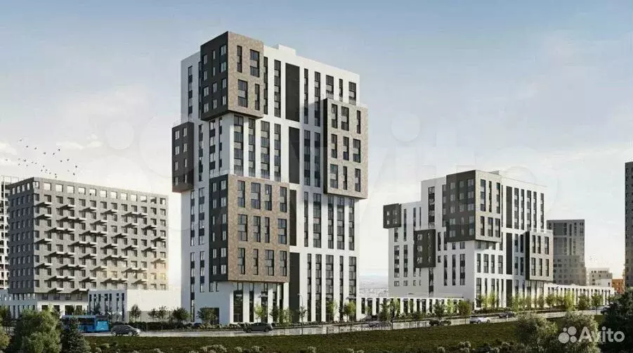 1-к. квартира, 42,4 м, 2/9 эт. - Фото 0