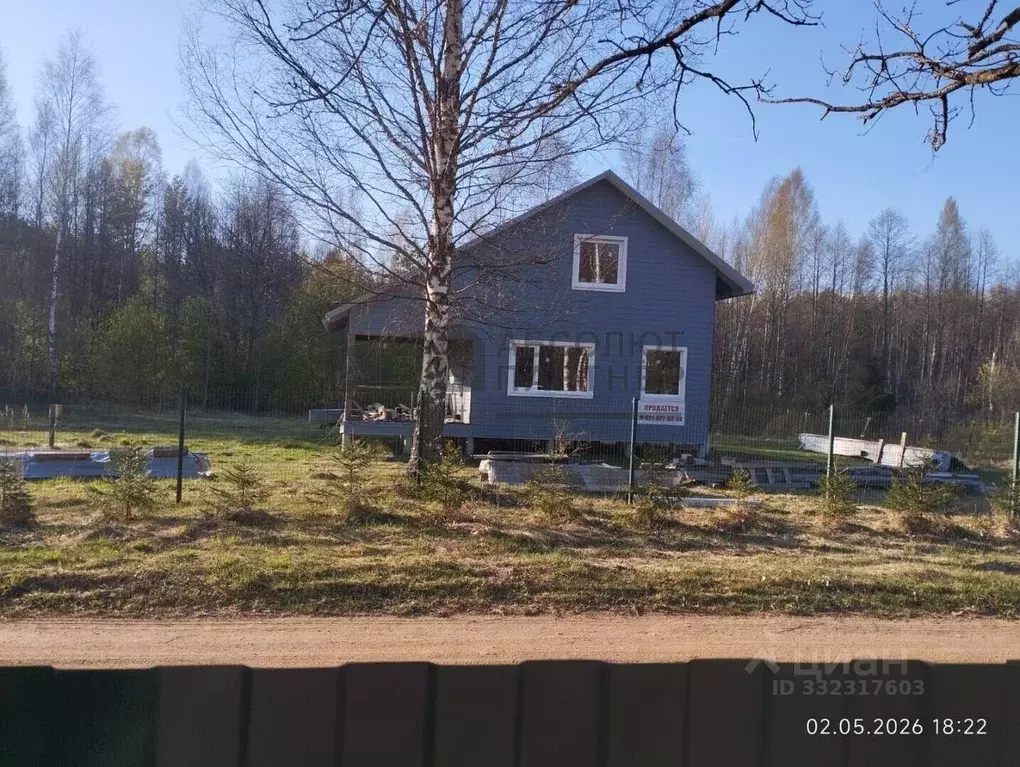 Дом в Новгородская область, Крестецкий муниципальный округ, д. Ересино ... - Фото 1