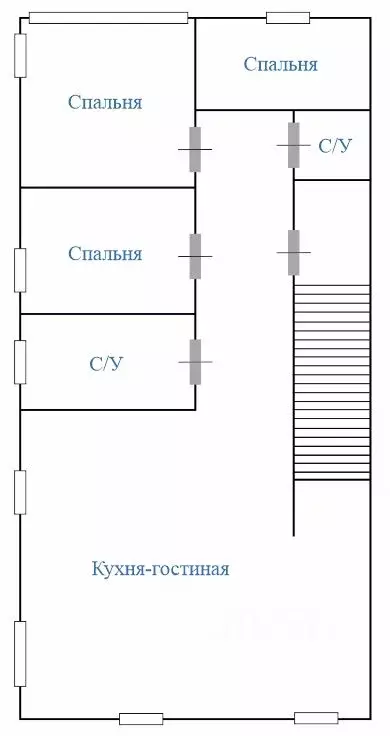 Таунхаус в Москва д. Большое Свинорье, Западная Долина кп, 52к1 (88 м) - Фото 1