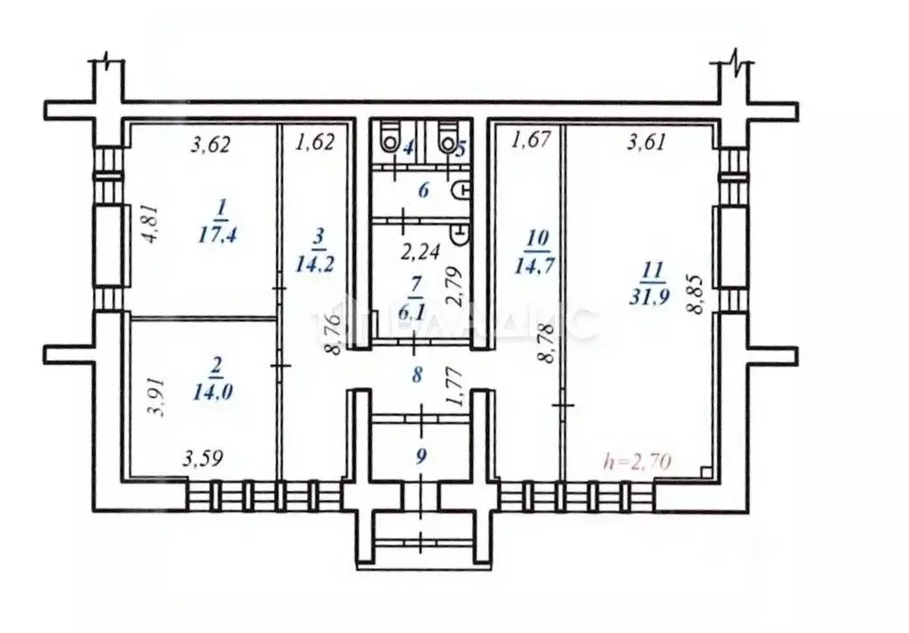 Офис в Коми, Сыктывкар ул. Маркова, 59 (111 м) - Фото 1