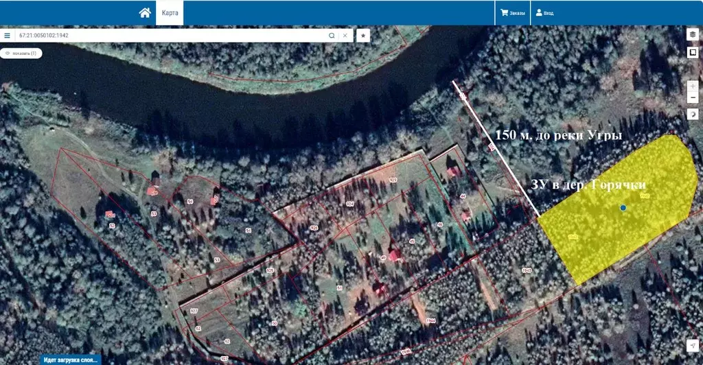 Участок в Смоленская область, Угранский район, Знаменское с/пос, д. ... - Фото 2