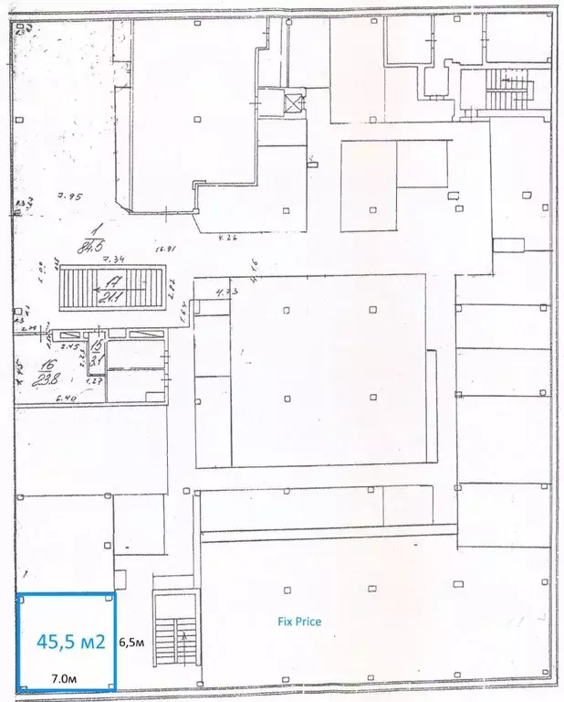 Торговая площадь в Самарская область, Тольятти ул. Фрунзе, 23 (46 м) - Фото 1