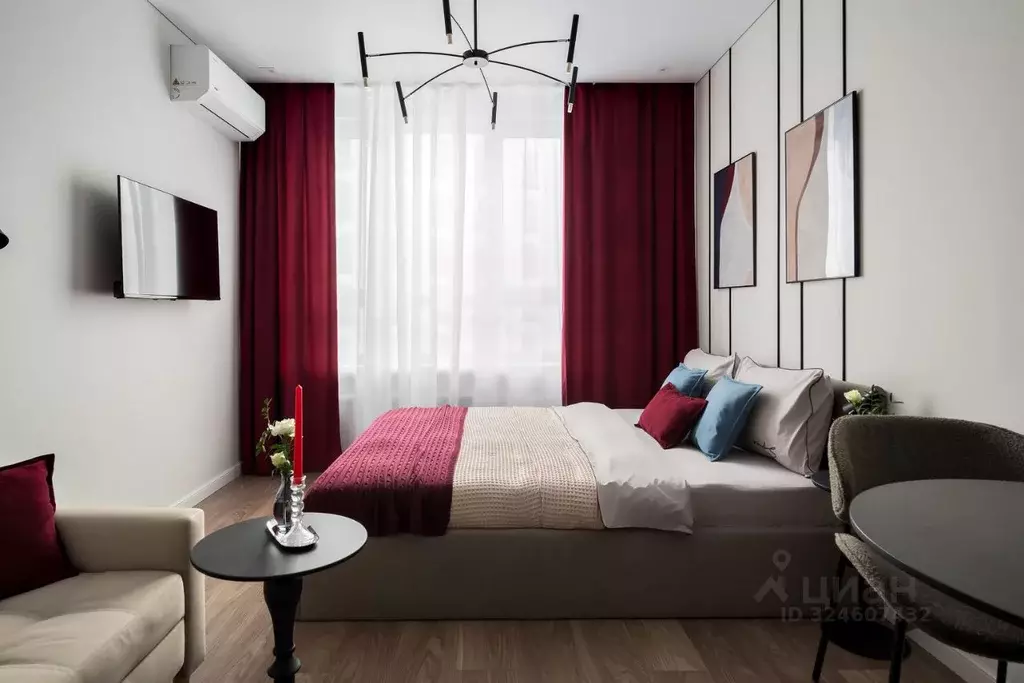 Студия Санкт-Петербург ул. Шкапина, 15 (25.0 м) - Фото 1