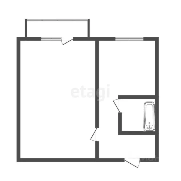 1-к кв. Карачаево-Черкесия, Черкесск ул. Космонавтов, 43Г (41.0 м) - Фото 1