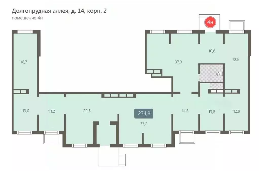 Помещение свободного назначения в Москва Долгопрудная аллея, 14к2 (75 ... - Фото 2