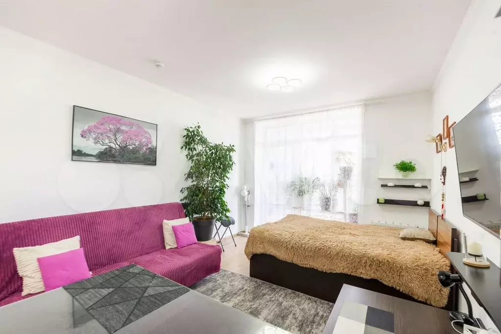 Квартира-студия, 27,3 м, 6/9 эт. - Фото 0