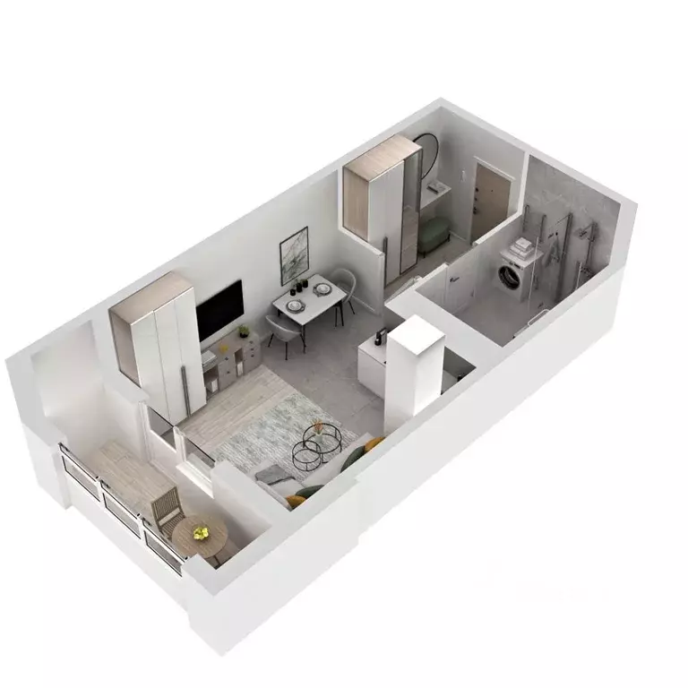 1-к кв. Приморский край, Владивосток ул. Расула Гамзатова, 7к1 (25.8 ... - Фото 2