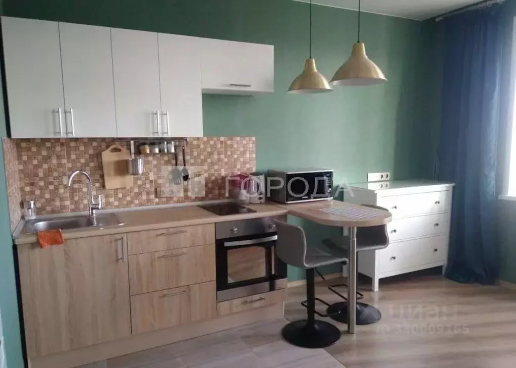 Студия Новосибирская область, Новосибирск ул. Николаева, 18 (28.8 м) - Фото 1