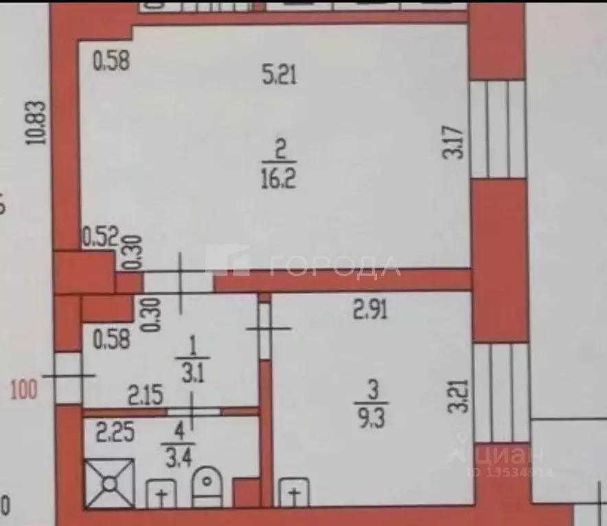 1-к кв. Алтайский край, Барнаул Тимуровская ул., 60 (32.0 м) - Фото 2