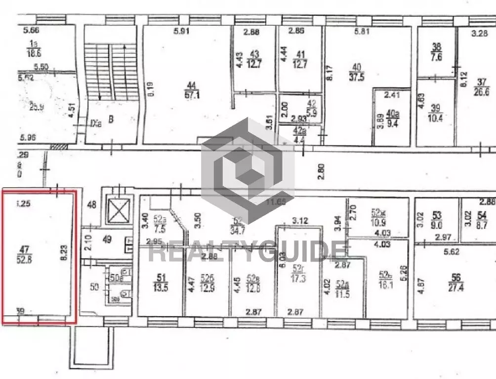 Офис (52.8 м) - Фото 2