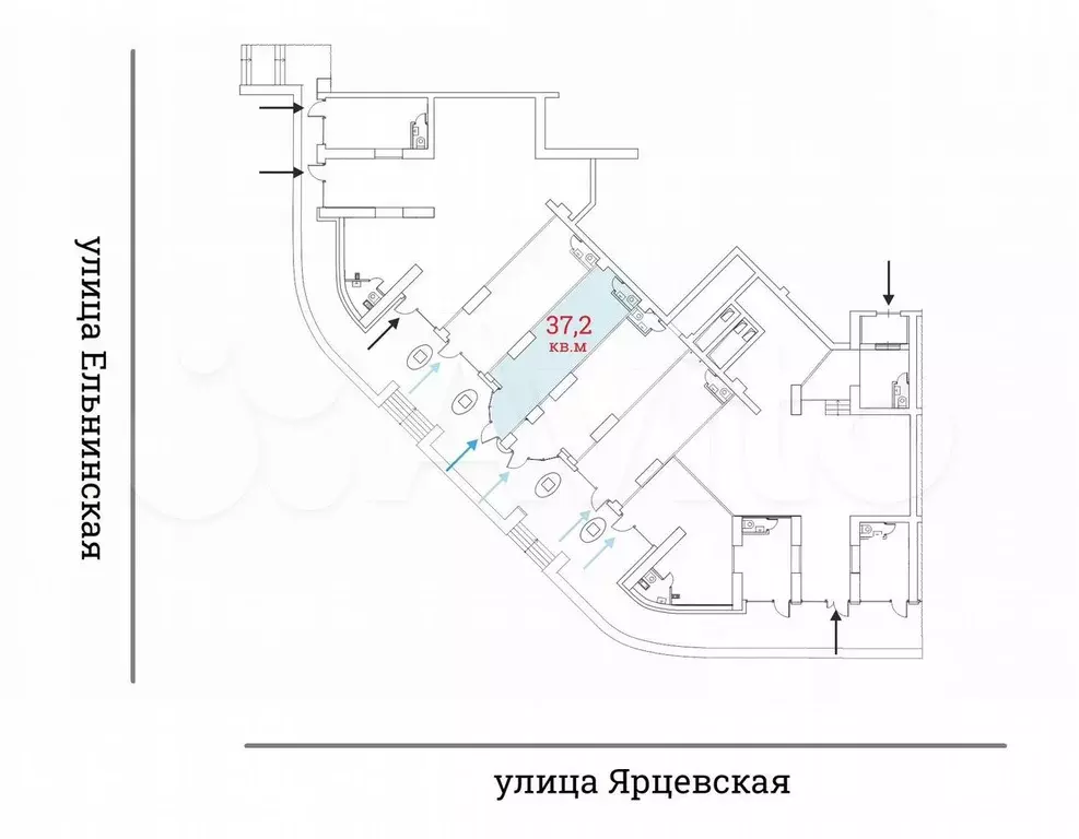 Продажа Помещения у Молодёжной - 37,2 м - Фото 0