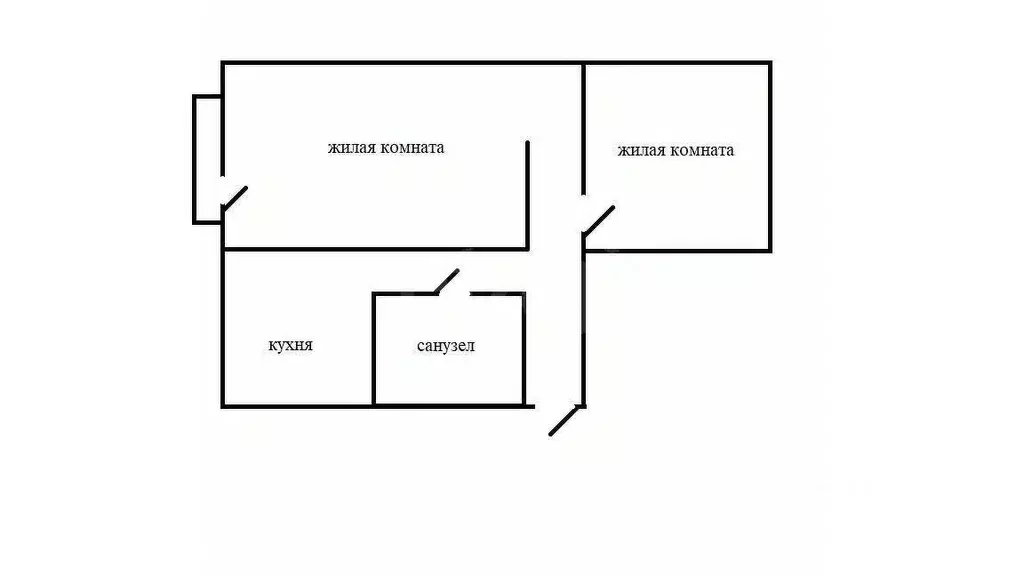 2-к кв. Сахалинская область, Южно-Сахалинск Вокзальная ул., 9 (43.0 м) - Фото 1