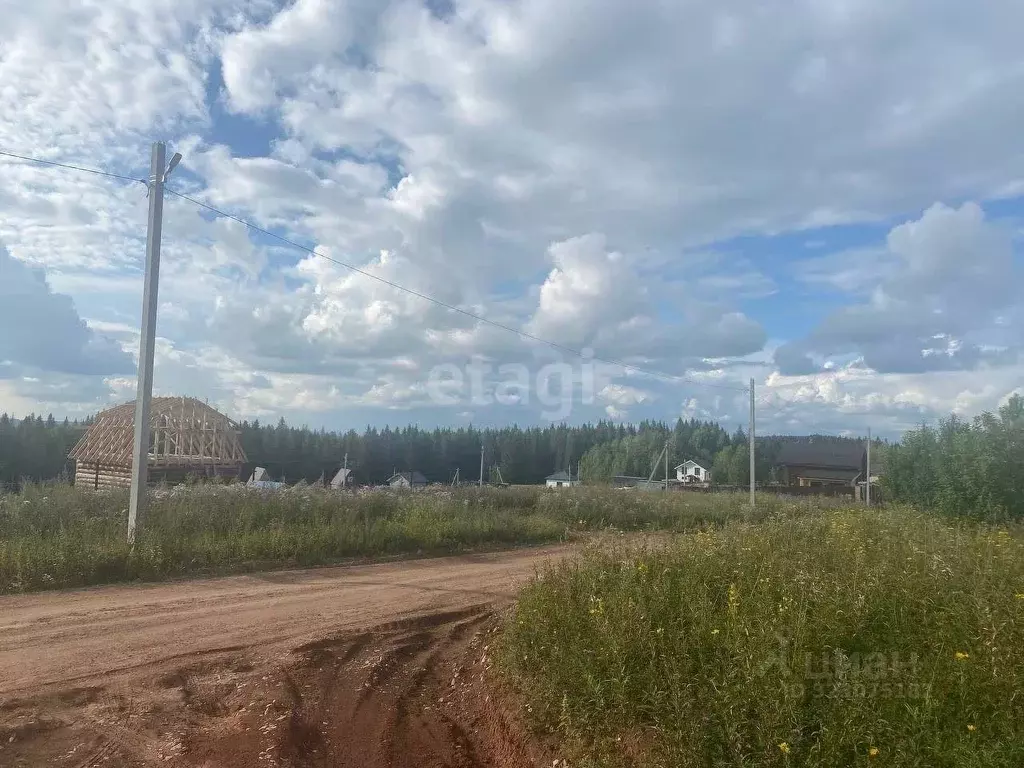 Участок в Пермский край, Пермский муниципальный округ, д. Большакино, ... - Фото 1