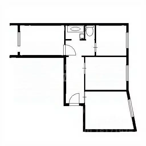 3-к кв. Челябинская область, Челябинск Комсомольский просп., 47 (74.4 ... - Фото 2