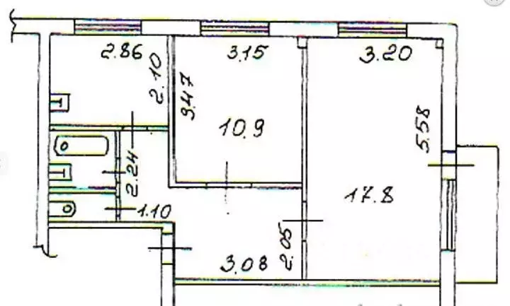 2-к кв. Красноярский край, Красноярск ул. Спартаковцев, 47 (46.2 м) - Фото 0