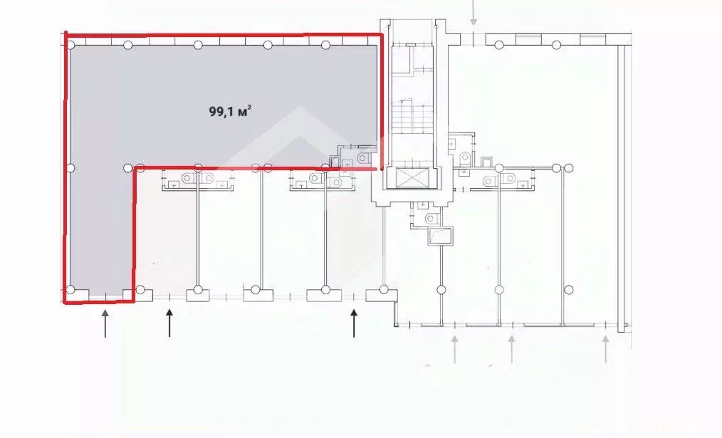 Помещение свободного назначения в Москва Планерная ул., 12К1 (99 м) - Фото 2