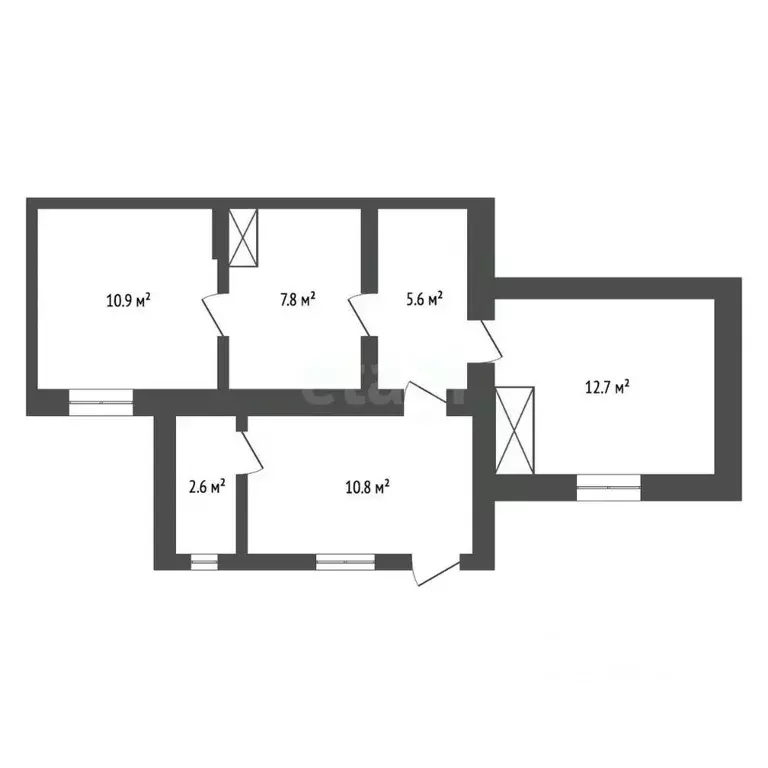 2-к кв. Крым, Сакский район, Сизовское с/пос, с. Ильинка ул. Тенистая ... - Фото 2