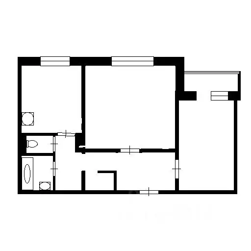 2-к кв. Красноярский край, Красноярск ул. Борисевича, 2 (54.3 м) - Фото 1