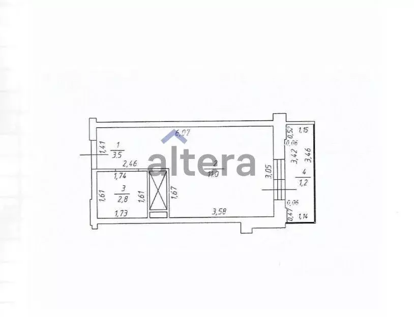 Студия Татарстан, Казань Тэцевская ул., 4А (19.0 м) - Фото 1