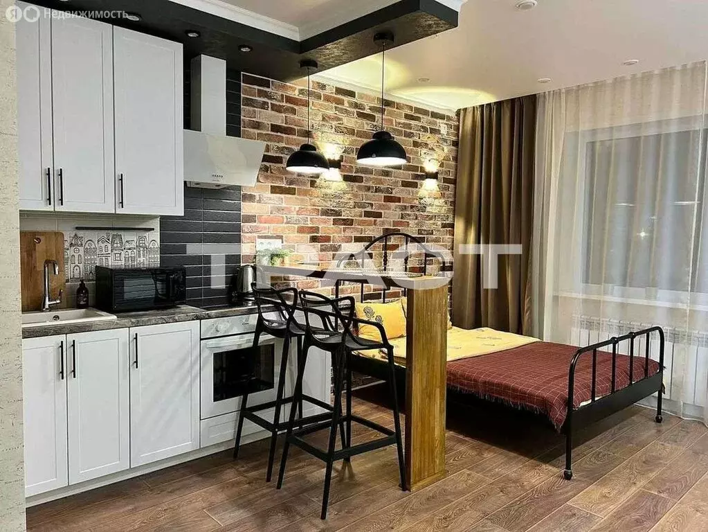 Квартира-студия: Воронеж, проспект Труда, 68 (35 м) - Фото 2