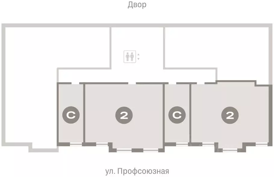 Студия Тюменская область, Тюмень Речной Порт жилой комплекс (25.63 м) - Фото 1