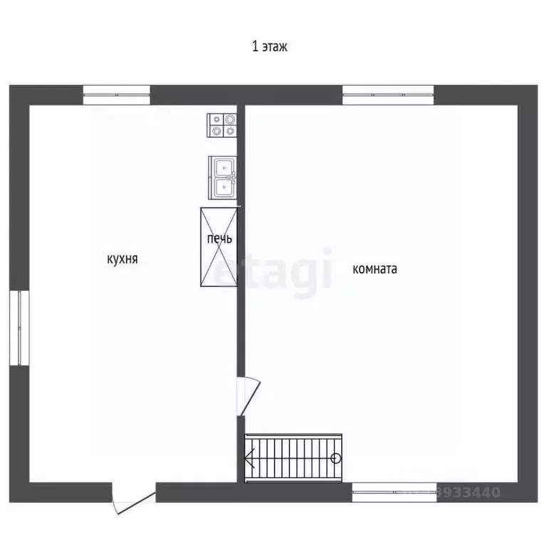 Дом в Свердловская область, Тавда Белые Лилии КС,  (30 м) - Фото 1