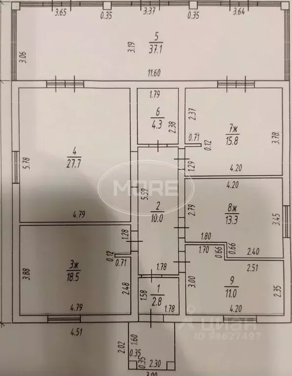 Дом в Калининградская область, Зеленоградск пос. Клинцовка,  (140 м) - Фото 2