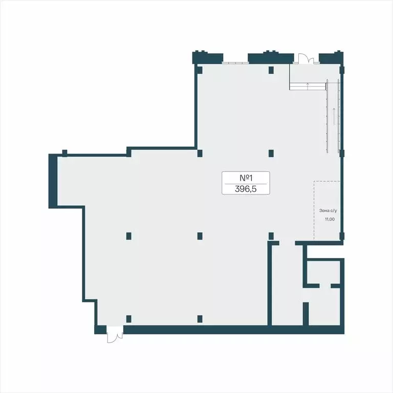 Помещение свободного назначения (396.5 м) - Фото 2